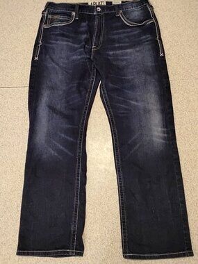 Ariat M5 Coltrane Slim Straight Jeans 40x32 Nightingale Stretch Stackable Boot